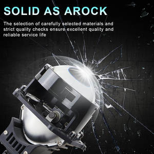 Proyector LED de Alta Potencia de 50 W y 8000 Lúmenes, 6000 K, Lente LED de Luz Alta/Baja, Proyector Bi-LED Láser K224 de 2,5 Pulgadas para Automóviles Universales - Product Image 6