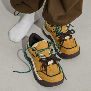 Nouvelles Chaussures Décontractées à Talons Hauts pour Hommes et Femmes, Modèle Printemps-Automne 2026, à Semelle Épaisse, Motif Carreaux Colorés, Petites Tailles, pour Couples - Product Image 5
