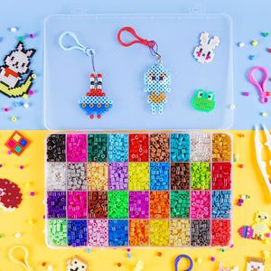 Children Plastic Toys Hama Perler <strong>Beads</strong> 36 Colors <strong>Fuse</strong> <strong>Beads</strong> Kit Ironing Mixed Color Handmade 5mm DIY Toy Making - Product Image 1