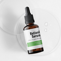 Sérum Visage au Rétinol Marque Blanche Anti-Âge Anti-Rides Acide Hyaluronique Sérum Éclaircissant et Dépigmentant Personnalisé OEM