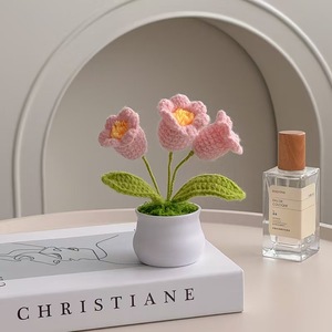 <span class=keywords><strong>Kit</strong></span> de Flores de Ganchillo de Cachemira Hechas a Mano al por Mayor de Fábrica, Juguete de Ganchillo Amigurumi <span class=keywords><strong>para</strong></span> Principiantes, Regalo de Graduación - Product Image 2