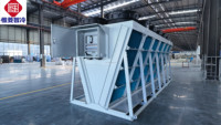 Échangeur de chaleur à ailettes en forme de V Vltherm avec ventilateur AC/EC pour économie d'énergie dans les centres de données