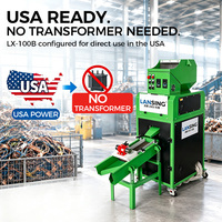 Granulateur de fil de cuivre Lansing 4,5 kW, mini-machine, 20-30 kg/h, avec taux de séparation de 99,9 %, pour le recyclage de câbles usagés à usage domestique