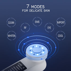 Appareil de beauté multifonctionnel RF EMS Photon, appareil de lifting du visage à ultrasons froids portable, rechargeable, ABS, soin de la peau - Product Image 3