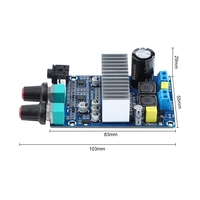 TPA3116 100W Subwoofer Amplificateur Conseil Home Cinéma Mini Amp TPA3116D2 Audio Amplificateurs de Puissance Basse DC12-24V