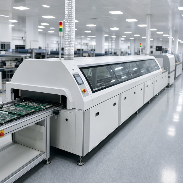 SMT Reflow Oven Soldering Machine for PCB Assembly, New with 1 Year Warranty