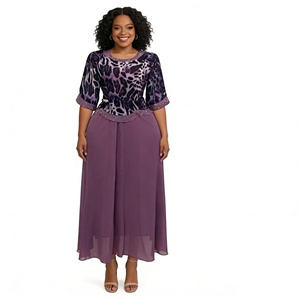 Nuovo Design 2026: Abito Estivo Elegante Dashiki Africano in Chiffon con Strass Termoadesivi, Taglie Forti, Ultima Moda per Signore - Product Image 4