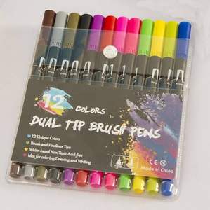 Juego de Rotuladores de Punta Doble Bonvada con Tinta de Pigmento a Base de Agua para Arte y Pintura - Product Image 5