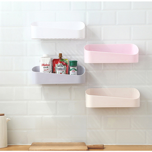 Elegant Classic Design Plastic Bathroom Accessories PP <strong>Wall</strong> Mounted Multifunction <strong>Storage</strong> <strong>Basket</strong> Hanging Container Rack - Product Image 5