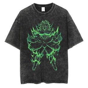 34 Thiết Kế 240gsm Nặng Dày Cấu Trúc Bền Anime Dbz <span class=keywords><strong>Goku</strong></span> Vegeta Son <span class=keywords><strong>Goku</strong></span> Siêu Saiyan Đồ Họa Cổ Điển <span class=keywords><strong>R</strong></span>ửa T-Shirt - Product Image 5