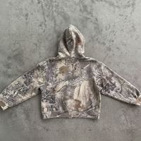 Hoodie personnalisé pour homme, tricoté, style streetwear, imprimé numériquement motif Real Tree, vêtement de sport, fabriqué par un fabricant de vêtements