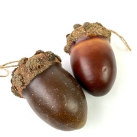 Fleurs séchées de gland naturel faites à la main accessoires de tir bricolage décorations de noël de maternelle noix simulées artificielles Halloween