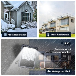 Kcd LiFePO4 ngoài trời công suất cao Nhôm 12V 24000lm sân vận động 100W 300W 500W 600W 1000W ánh sáng mặt trời với cảm biến chuyển động - Product Image 6