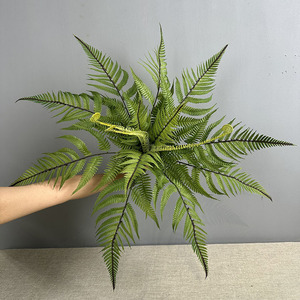 Forêt Style Aménagement Paysager Plante Artificielle Tête De Singe Vert Fougère avec Herbe Fleur Faux Herbe Feuille Coin Vert Plante Matériel - Product Image 4