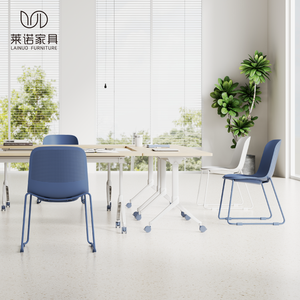 Silla Apilable Moderna Multiusos SK1293-1 con Marco <span class=keywords><strong>de</strong></span> Hierro y Asiento <span class=keywords><strong>de</strong></span> Plástico <span class=keywords><strong>para</strong></span> Hogar, Oficina, Escuela, <span class=keywords><strong>Sala</strong></span> <span class=keywords><strong>de</strong></span> <span class=keywords><strong>Espera</strong></span>, Comedor y <span class=keywords><strong>Sala</strong></span> <span class=keywords><strong>de</strong></span> Conferencias - Product Image 4