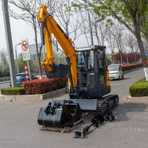 EPA EURO 5 CE piccolo Micro scavatore 4Ton cinese Mini escavatore con asta di oscillazione/condizionatore d'aria - Product Image 3