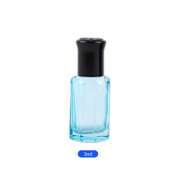 Produit en usine 3ml 6ml 9ml 12ml bouteille octogonale en verre coloré bouteille de distribution de parfum portable scellée