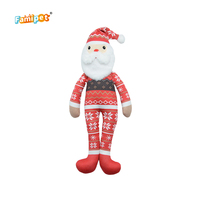 Jouets en peluche pour animaux de compagnie Famipet : Nouveauté, design thème Noël, jouets couineurs doux et rembourrés pour chiens, vente en gros du fabricant