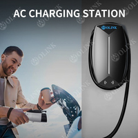 OLINK 7kw EV Chargeur Mur-Mountedev EV Station de charge j1772 AC App Control Wallbox EV Chargeur