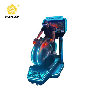Simulateur de course dynamique de moto VR pour parc d'attractions en plein air, console de jeu VR SPEED <span class=keywords><strong>RIDER</strong></span>, 15 <span class=keywords><strong>jeux</strong></span>, DPVR E3, produit très demandé - Product Image 4