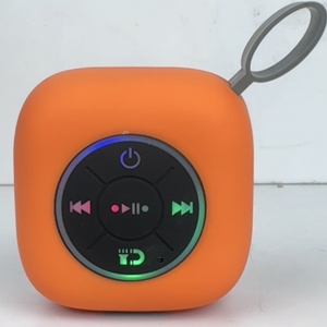 Wholesale Price Direct Supply W1 RGB Wireless Speaker ABS+Silicone RGB Light 52mm <strong>Driver</strong> 400mAh Lanyard Custom Logo - Product Image 1
