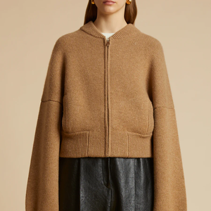 <span class=keywords><strong>Cardigan</strong></span> Casual e di classe <span class=keywords><strong>con</strong></span> <span class=keywords><strong>cerniera</strong></span> intera in maglia di lana 100% per maglione da <span class=keywords><strong>donna</strong></span> - Product Image 2