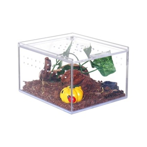 Boîte d'alimentation pour reptiles Acrylique Reptile Terrarium Enclos Insect Breeding Case Reptiles Habitat Terrarium - Product Image 2