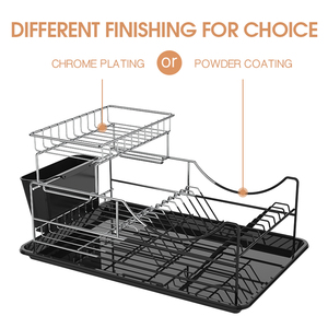 Plastic Dish Rack Custom Plastic Kitchen Storage Holders Organization Bowl Cups Spoon Drainer Drying Dish Rack