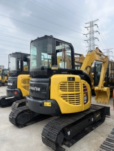 Mini-excavatrice Komatsu PC55MR d'occasion, d'origine japonaise, en excellent état, 305.5E KX155 PC50MR - Product Image 3