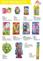 Bonbons liquides en forme de seringue à injection, saveur de fruits, gelée de fruits, confiture, dans une boîte