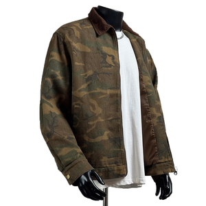 Veste de camouflage pour homme à impression personnalisée, de haute qualité, vêtements de <span class=keywords><strong>chasse</strong></span> d'hiver, veste de travail doublée de duvet de <span class=keywords><strong>pilote</strong></span>, veste tactique OEM - Product Image 3