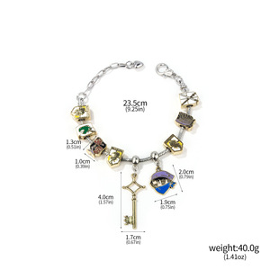 26 estilos Pin Metal Crafts <span class=keywords><strong>Shingeki</strong></span> <span class=keywords><strong>No</strong></span> <span class=keywords><strong>Kyojin</strong></span> Ackerman Eren Jaeger joyería de moda Anime collares llaveros broche pulsera - Product Image 5