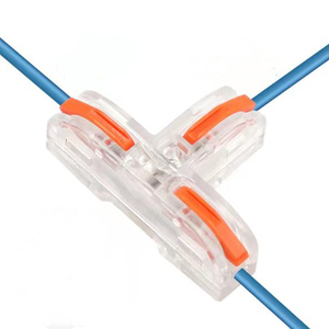 <strong>Custom</strong> T <strong>Type</strong> Wire <strong>Connector</strong> PCT-112 Push in Wire Conectores Electrical Terminal T Tap Quick Wire <strong>Connector</strong> - Product Image 2