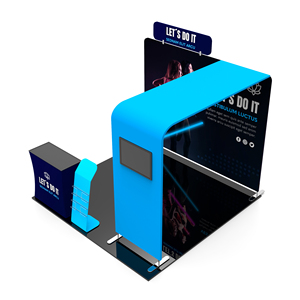 10x10ft Stand d'exposition Dsiplays Expo Easy up Stand en tissu 3x3 Stand d'exposition pour la foire - Product Image 5