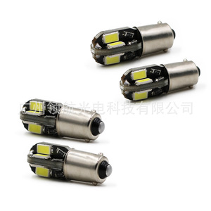Luces LED de estacionamiento para coche T4W BA9S de 6 lámparas 5630 5730 de alto brillo, decodificadas CANBUS, luz de matrícula - Product Image 3
