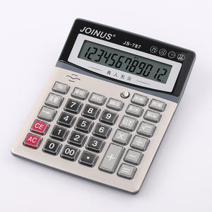Calculadora de Escritorio Grande Joinus Js787 de 12 Dígitos con Voz para Uso en Oficina y Finanzas, Color Plateado - Product Image 1