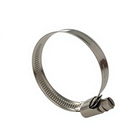 Collier de serrage en acier au carbone zingué de type allemand 9mm 12mm W1 DIN3017 à vis sans fin pour tuyau