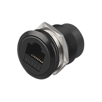 SETO Nouveau Design Connecteur Keystone RJ45 Cat5e Type D 22mm Étanche en Alliage de Zinc à Montage sur Panneau Garantie 3 Ans