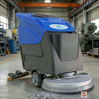 Nettoyeur de sols électrique autoporté 530, alimentation directe usine, 4-5 heures d'autonomie, laveuse manuelle pour surfaces dures