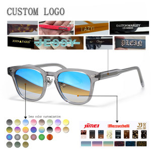 Lunettes de soleil rectangulaires à monture transparente, verres miroir, protection UV 100%, unisexe, mode décontractée, adulte - Product Image 2