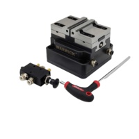 Étau pneumatique de précision WARWICK KSP2-100 100 mm à serrage rapide et auto-centrage pour le maintien d'objets