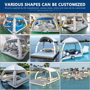 Tente flottante en promotion pour le <span class=keywords><strong>camping</strong></span> sur l'eau, équipement de jeu <span class=keywords><strong>aquatique</strong></span> gonflable, <span class=keywords><strong>parc</strong></span> <span class=keywords><strong>aquatique</strong></span> flottant - Product Image 2