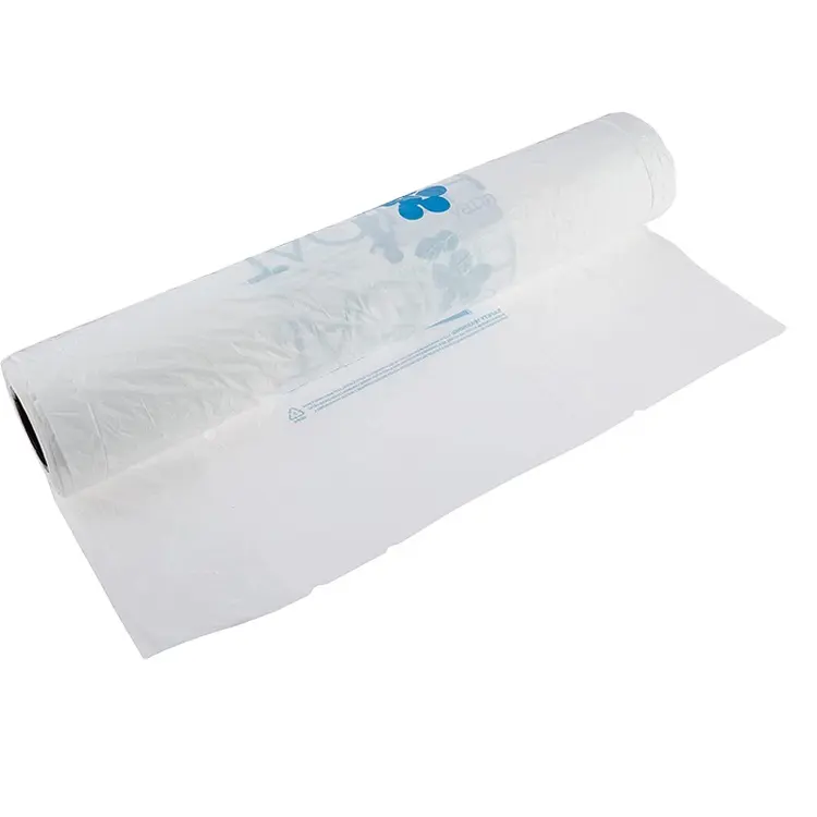 16x20" Food Freezer Flat Bag on Roll Clear Plastic Vegetables Packing Bag