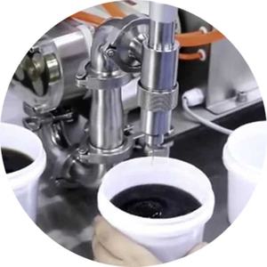 Machine de remplissage et d'emballage semi-automatique électrique pour petits barils de boissons, miel, shampoing, cosmétiques et pâtes - Product Image 4