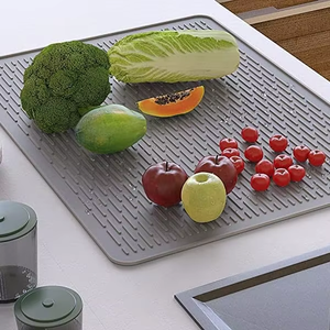 Tapis de cuisine multifonctionnel en silicone pour vaisselle, pliable, antidérapant, grand format - Product Image 5