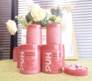 Capsules probiotiques pour femmes <span class=keywords><strong>PUH</strong></span>, vente flash, 60 capsules végétales pour l'équilibre du pH vaginal, le contrôle de la flore lactique et le soutien d'une flore saine - Product Image 3