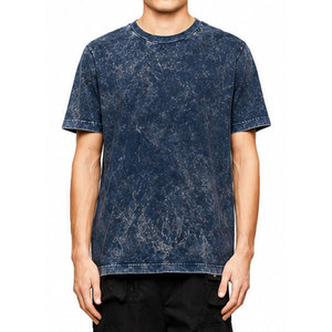 Camisetas de Algodón para Hombre con Lavado Ácido, Calidad Premium, OEM, Precio Bajo al por Mayor, Estilo Casual, Lisas, Oversize, Cuello Redondo - Product Image 3