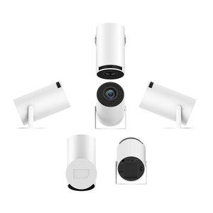 Customized <b>Projector</b> Android 11 4K 1280*720P HY300 Pro + Dual <b>Wifi</b> 260ANSI 180.flexible BT5.0 Outdoor Portable <b>Projector</b> - Product Image 2