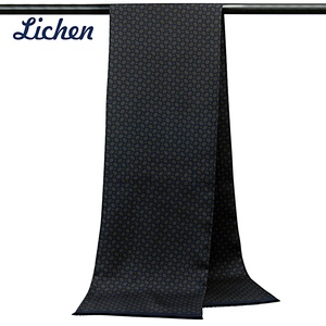 Offre Spéciale personnalisé hommes <span class=keywords><strong>Ascot</strong></span> Floral Paisley 100% <span class=keywords><strong>soie</strong></span> Jacquard tissé cadeau cravate cravate et écharpe ensemble - Product Image 3