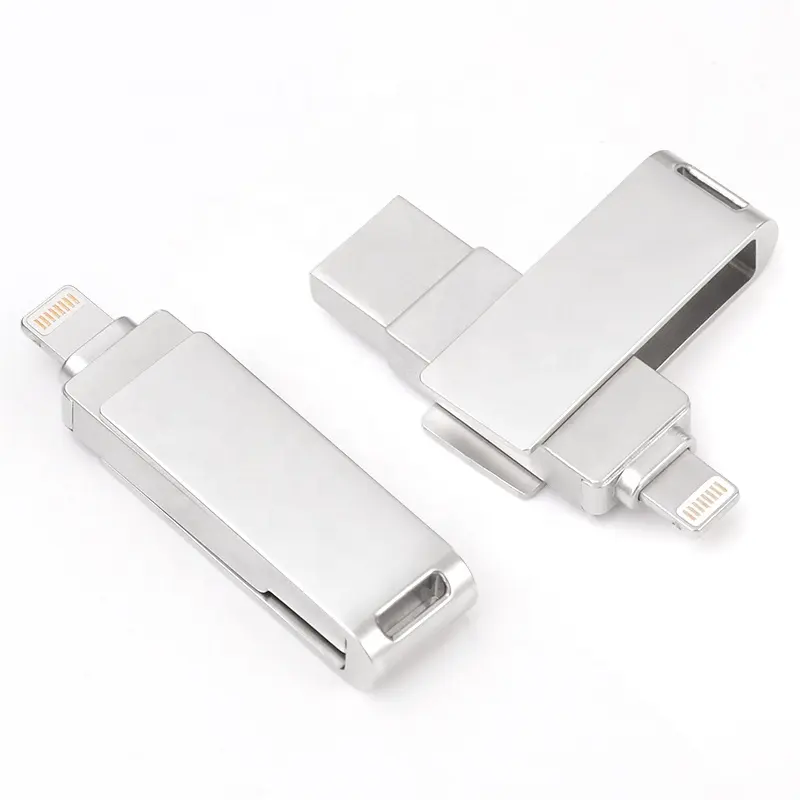 Unidad flash USB al por mayor 2 en 1 16GB 8GB 4GB unidad flash personalizada Logo disco de almacenamiento 3,0/2,0 pen drive impermeable para Smartphone